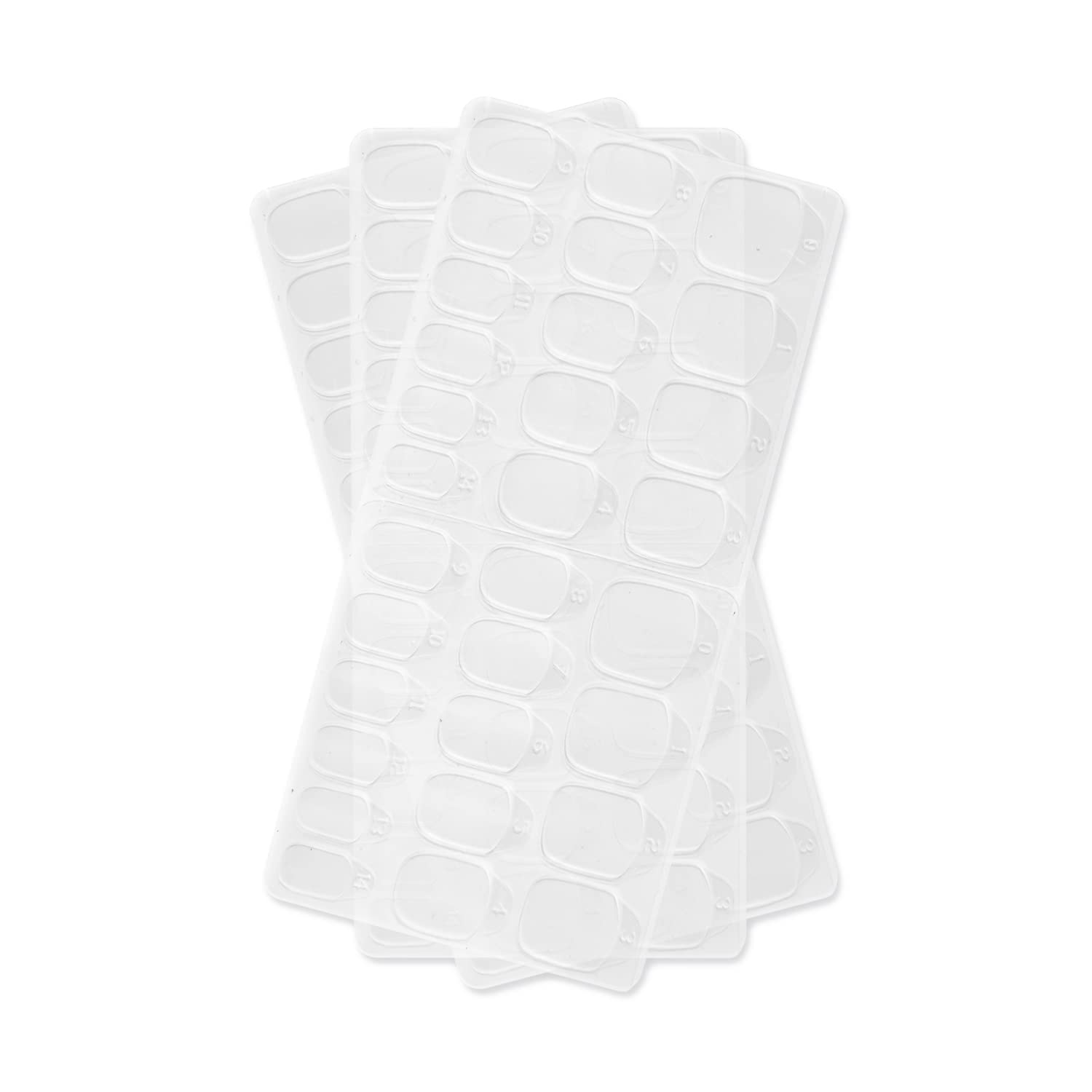 Glamnetic Press-On Nails - Lace Blush | Medium Coffin Fake Nails with Lace Detailing | 15 Sizes - 30 Nail Kit with Glue & Nail Tabs