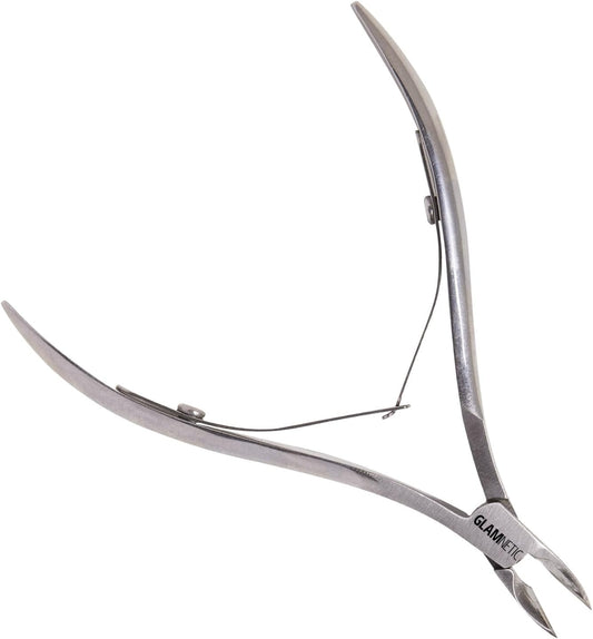 Glamnetic Cuticle Trimmer | Stainless Steel Cuticle Remover with Sharp Blades | Safe & Easy to Use Cuticle Nipper | Pedicure Manicure Tools for Fingernails and Toenails