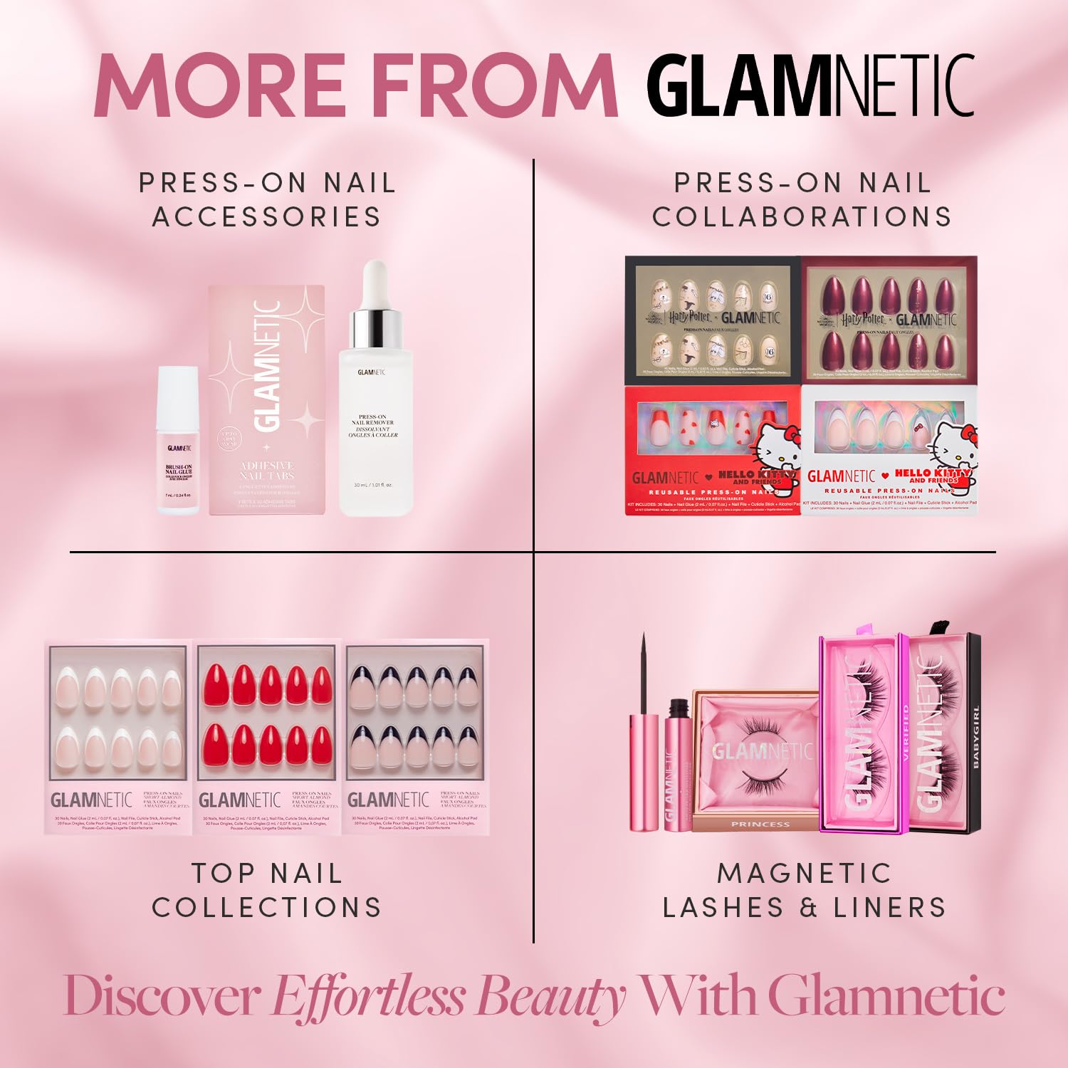 Glamnetic Press-On Nails - Maple Glaze | Super Strong Brush On Nail Glue & Press-On Nail Remover | Short Almond Nude Brown Neutral Nails with Glaze Finish | 15 Sizes - 30 Nail Kit with Glue and Remove