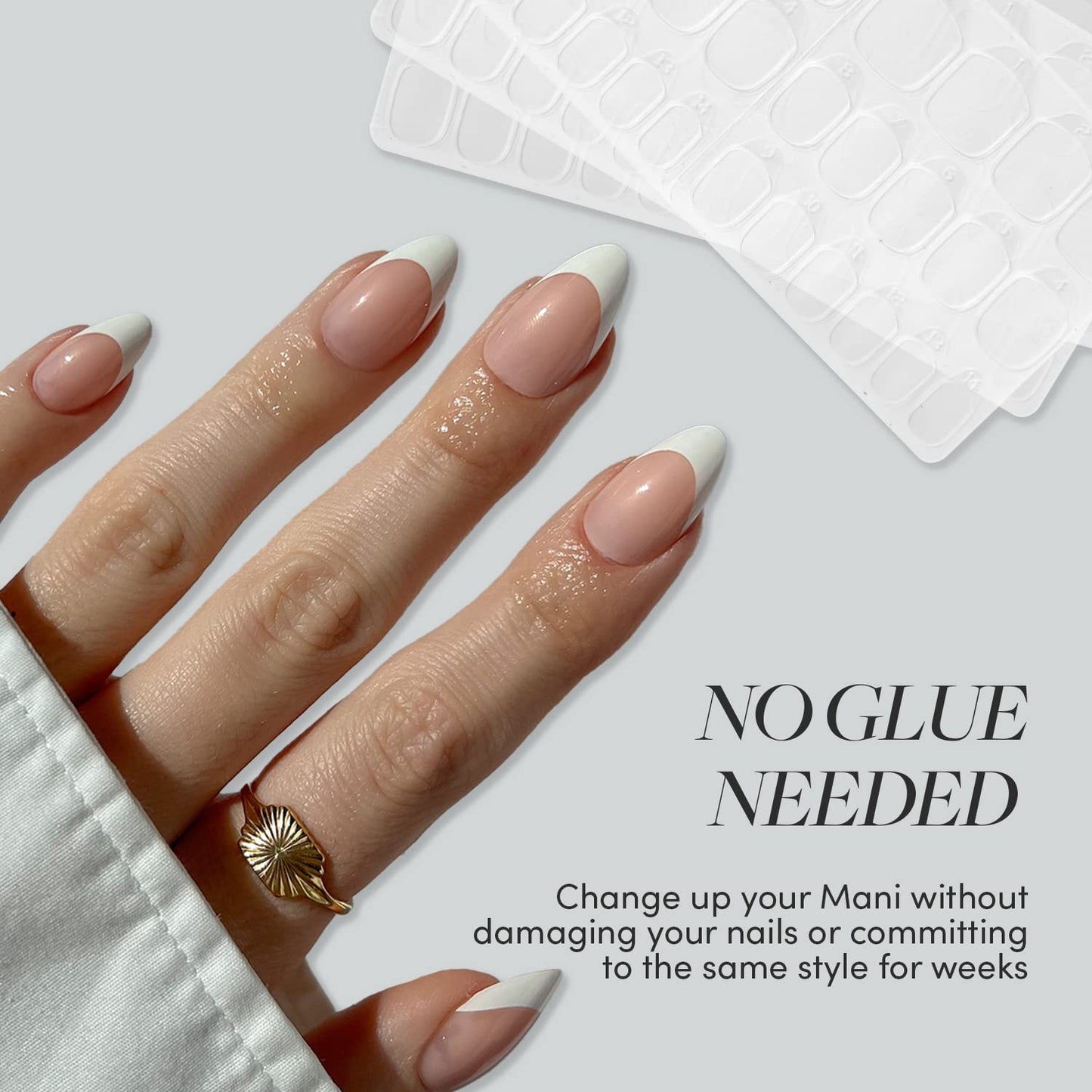 Glamnetic Press-On Nails - Lace Blush | Medium Coffin Fake Nails with Lace Detailing | 15 Sizes - 30 Nail Kit with Glue & Nail Tabs
